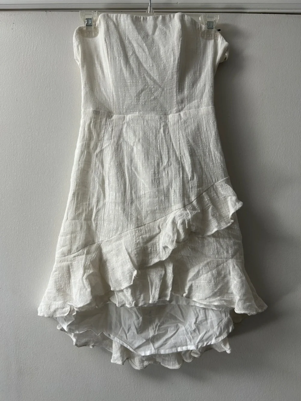 Hello Molly White Ruffle Mini Dress - Picture 5 of 10